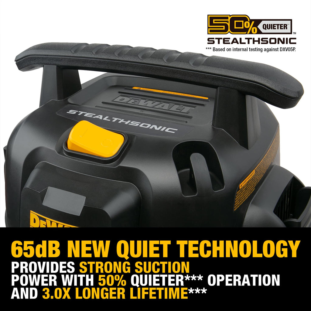 6 Gal 5 HP Quiet Wet and Dry Shop Vacuum H6540