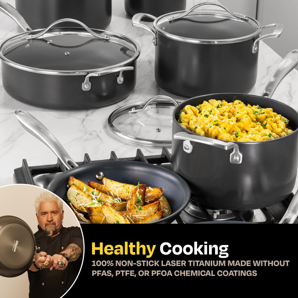12-Piece Titanium Cookware Set W8595