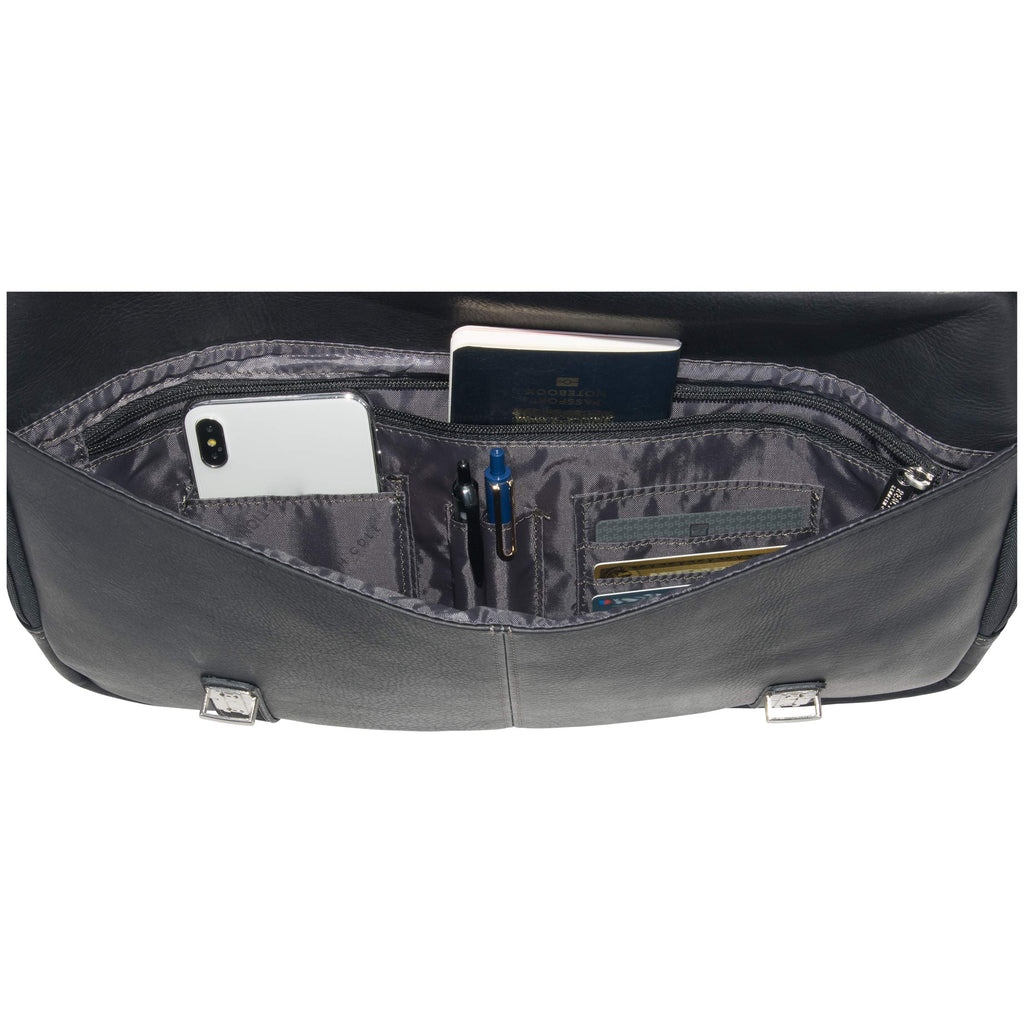 Leather Laptop Messenger Bag Y21142
