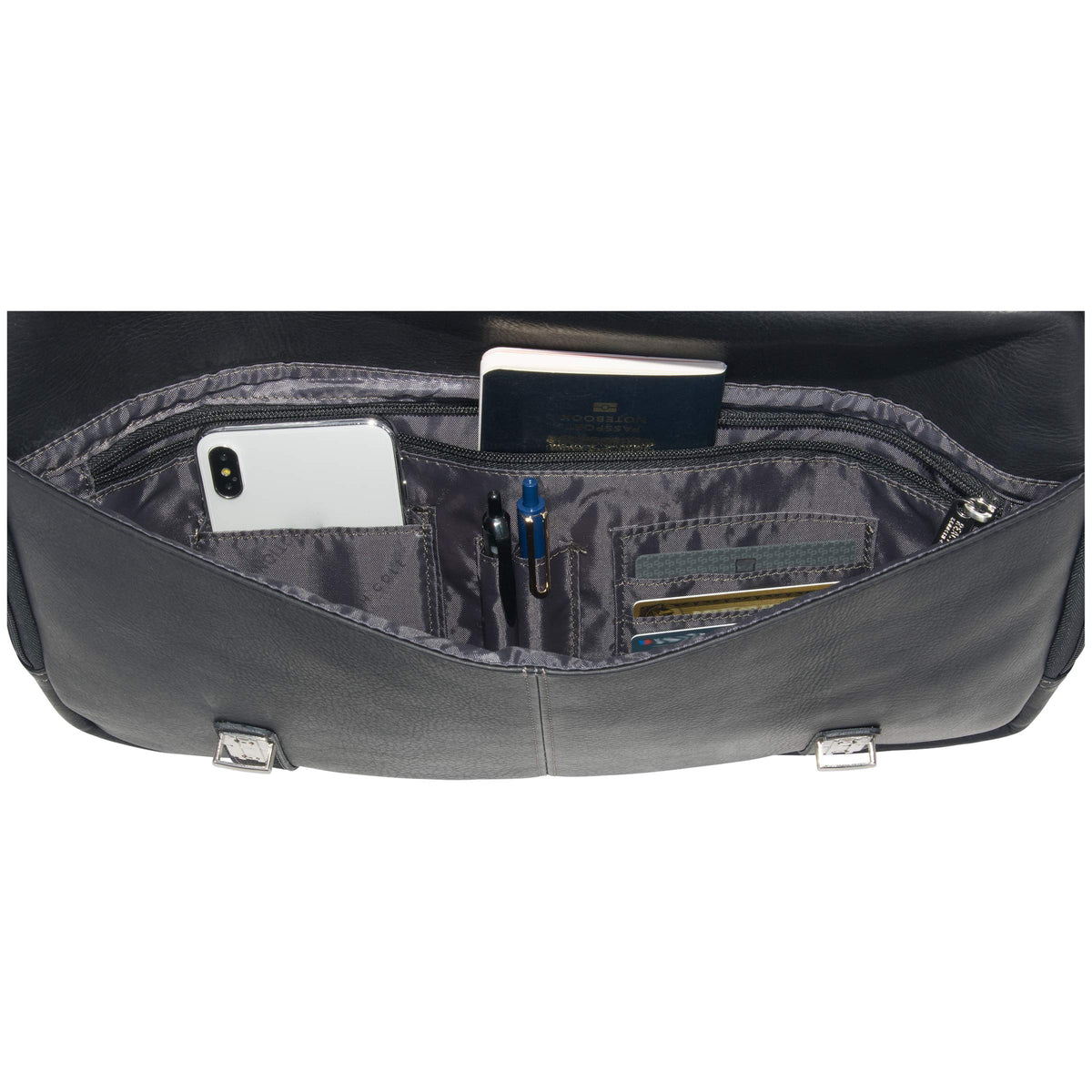 Leather Laptop Messenger Bag Y21142