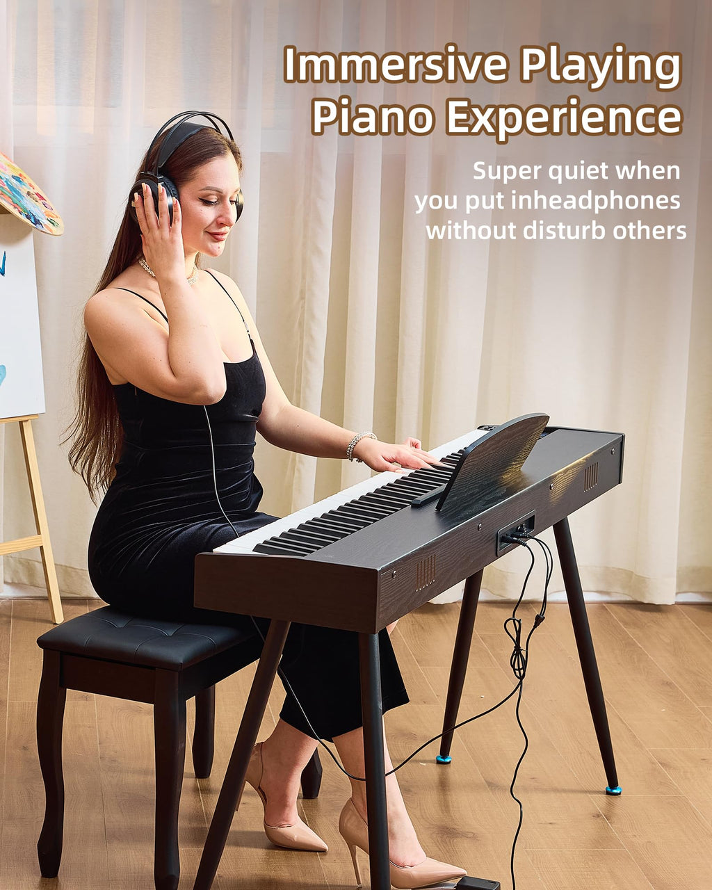 88 Key Weighted Digital Piano T982263