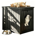 Weatherproof Resin Cat House with Hidden Litter Box T159