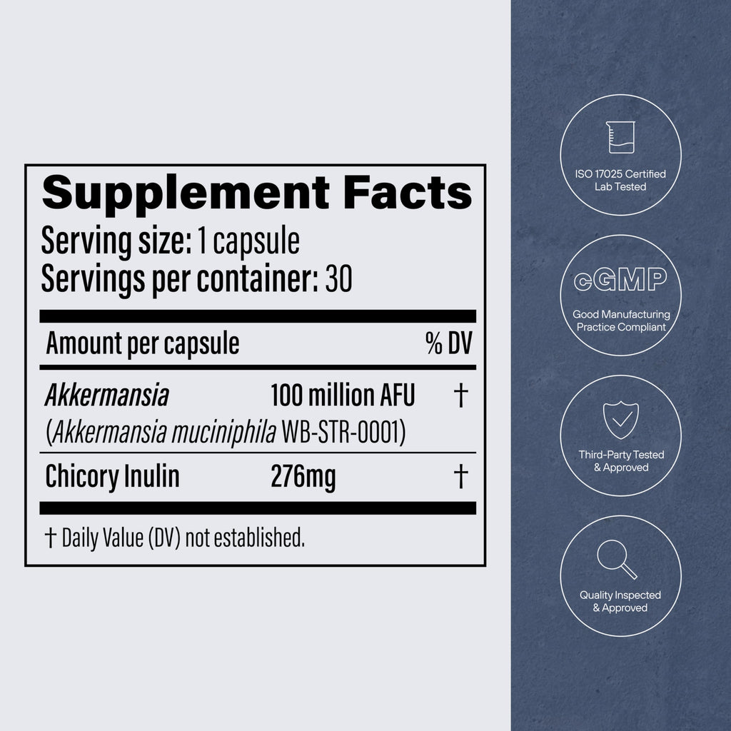 Probiotic with Prebiotic Fiber 30 Capsules F864716