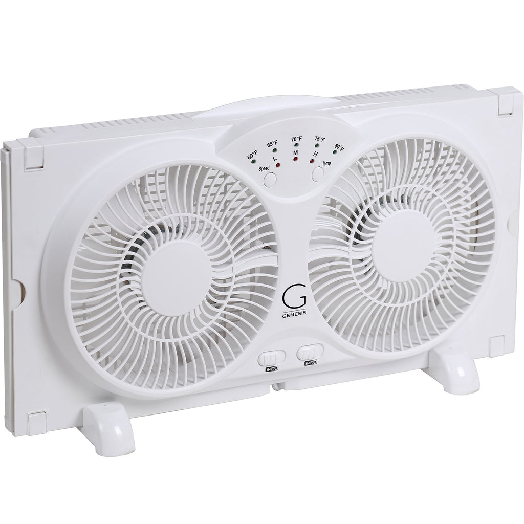 Twin High Velocity Reversible AirFlow Fan White N496241