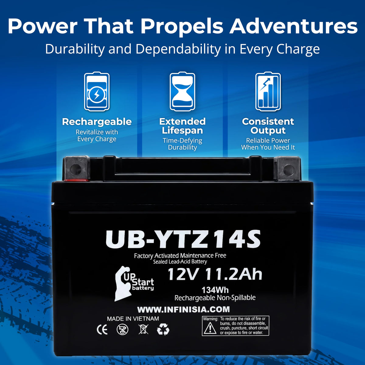 12V 11.2Ah Battery O8337