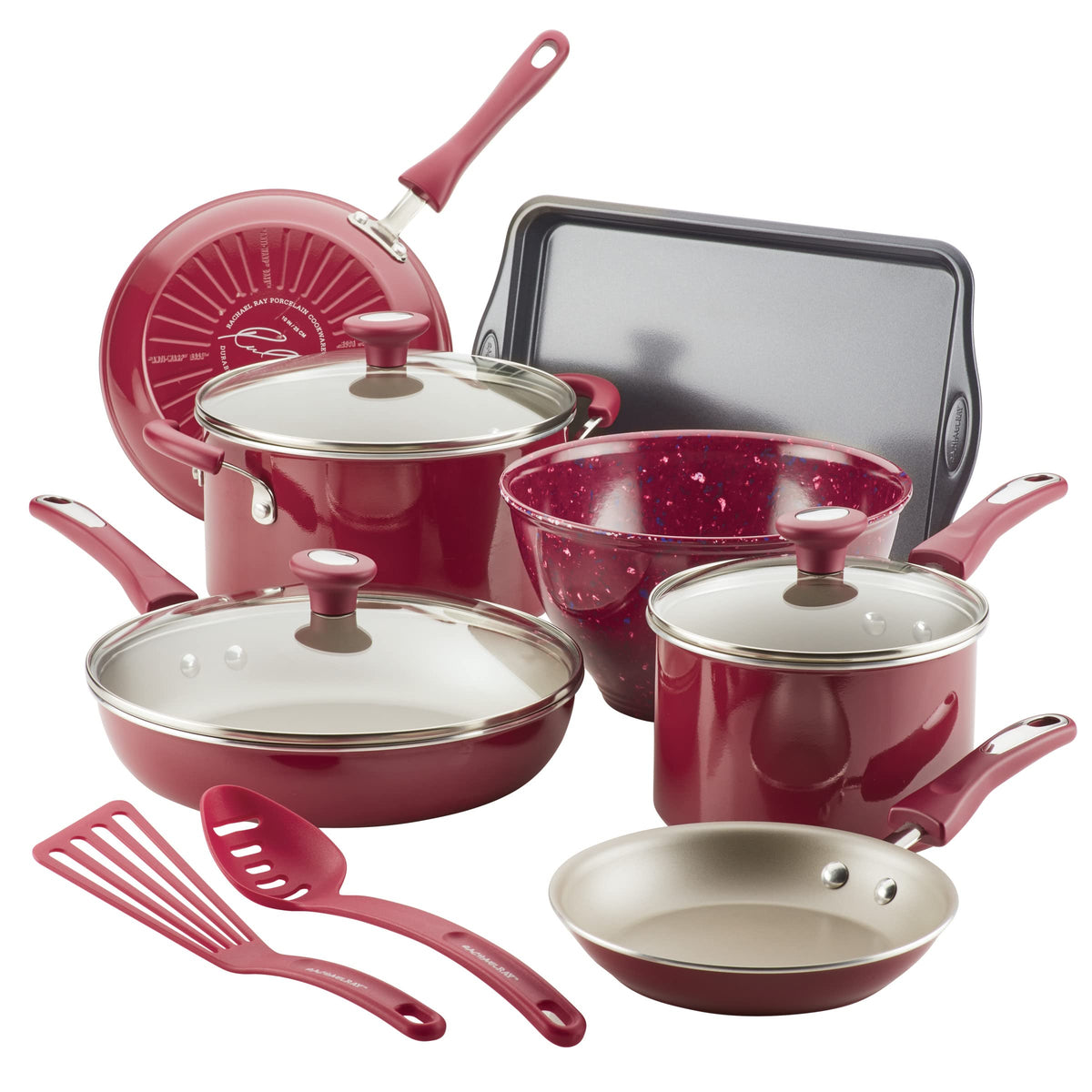 12 Piece Nonstick Cookware Pots and Pans Set Q83658