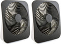 10-Inch Portable Battery Fan with 2 Cooling Speeds N506383