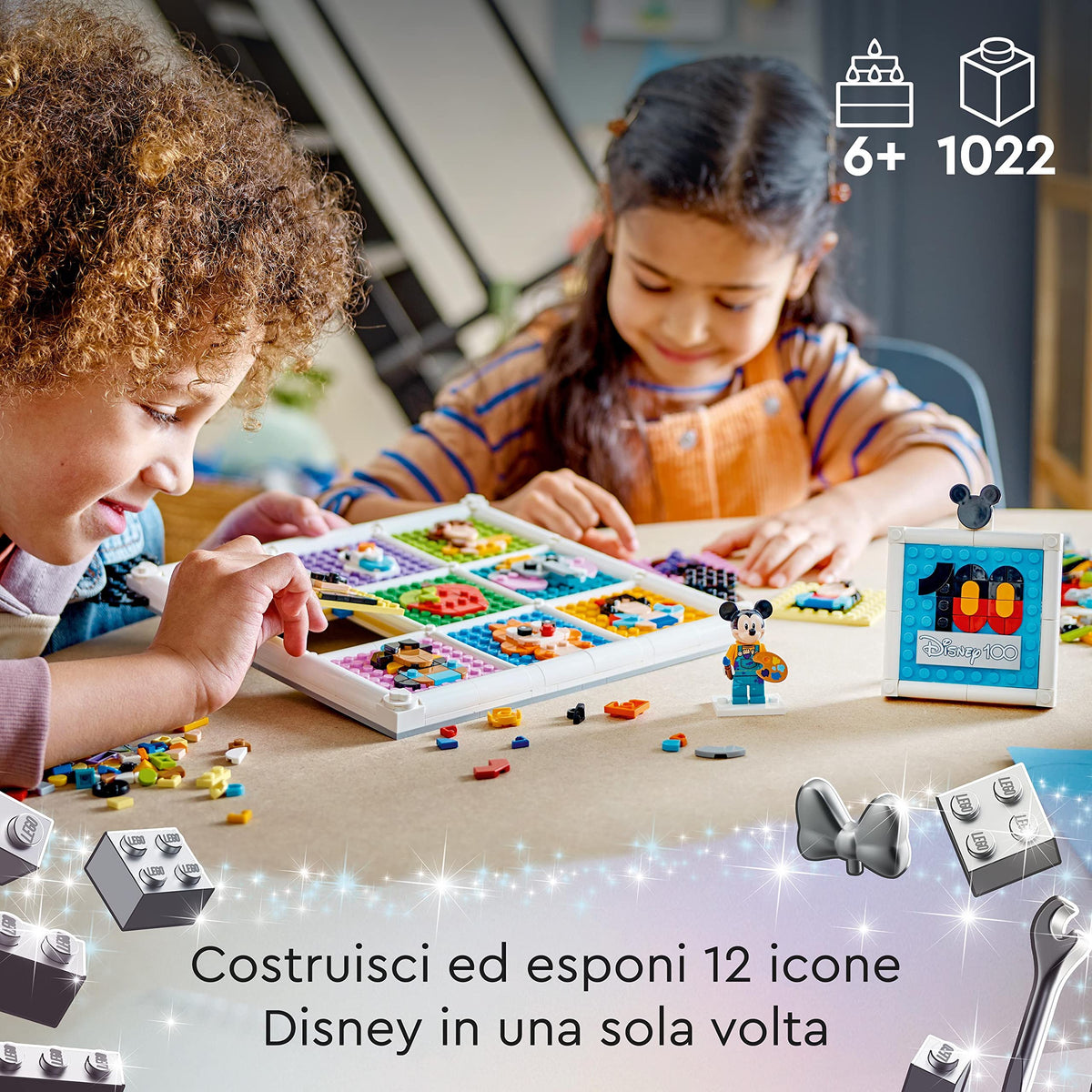 Disney Animated Figures Craft Set with 72 Mosaic Designs H239952