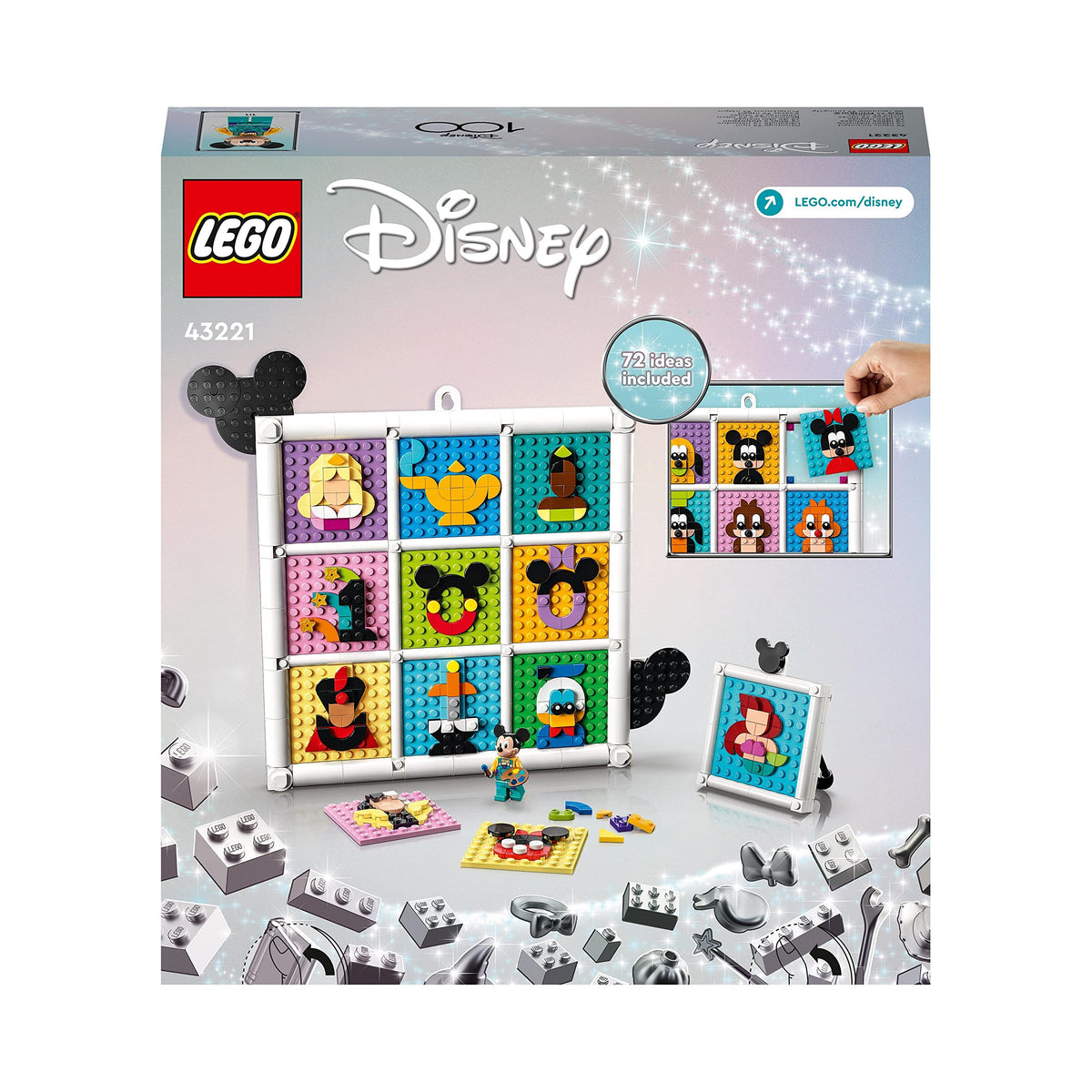 Disney Animated Figures Craft Set with 72 Mosaic Designs H239952