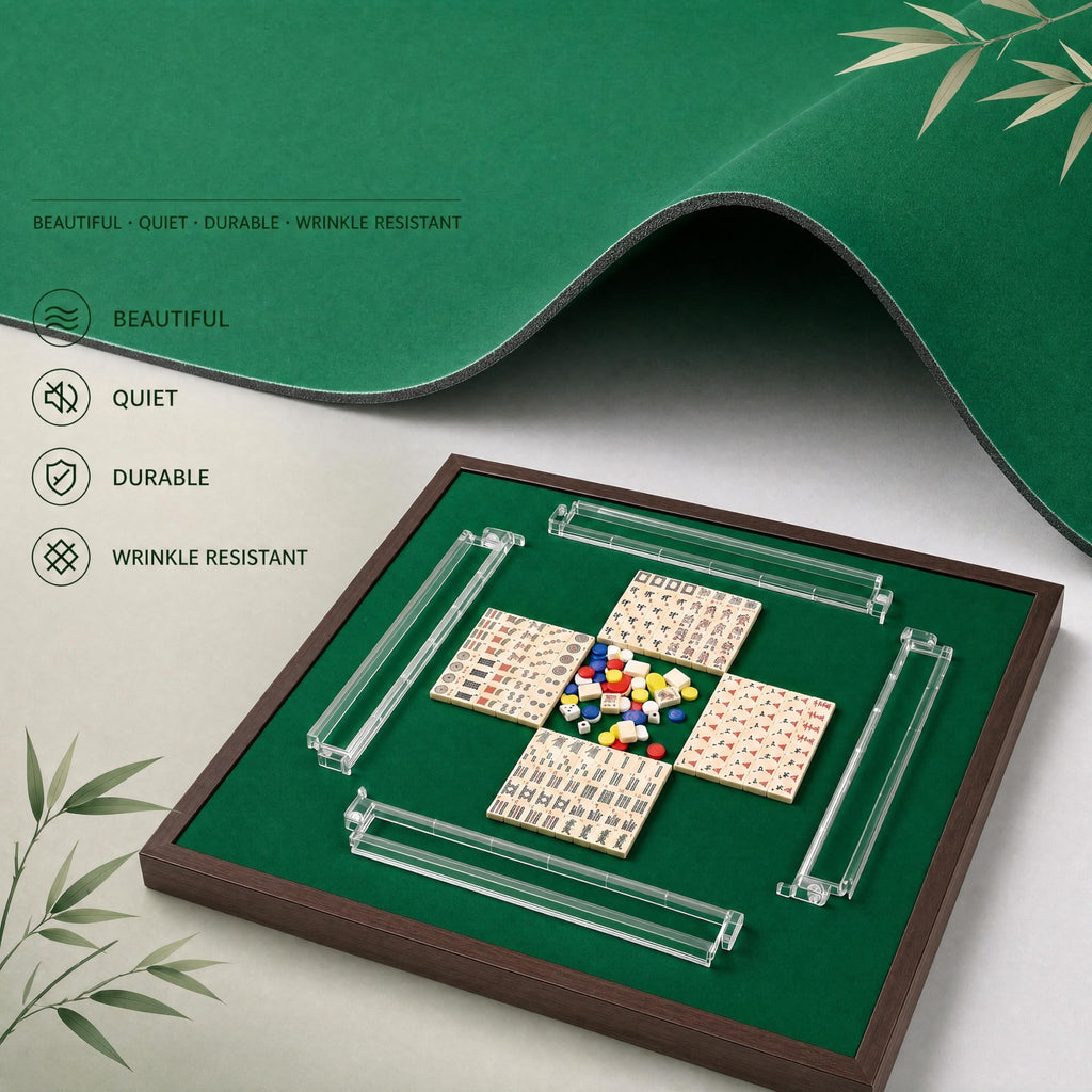 Cream 166 Acrylic Tiles American Mahjong Set I890229