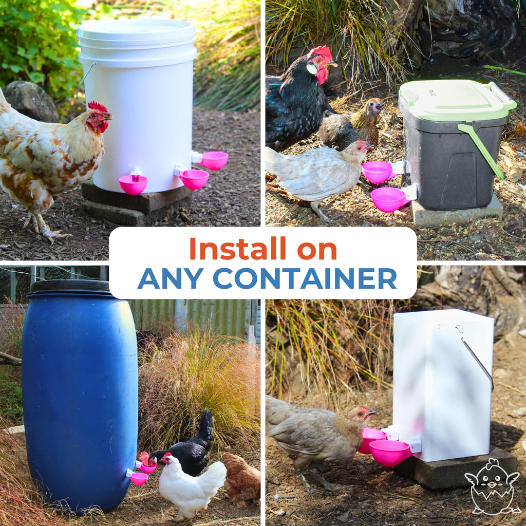 Automatic Chicken Waterer Cups 5 Pack F73744