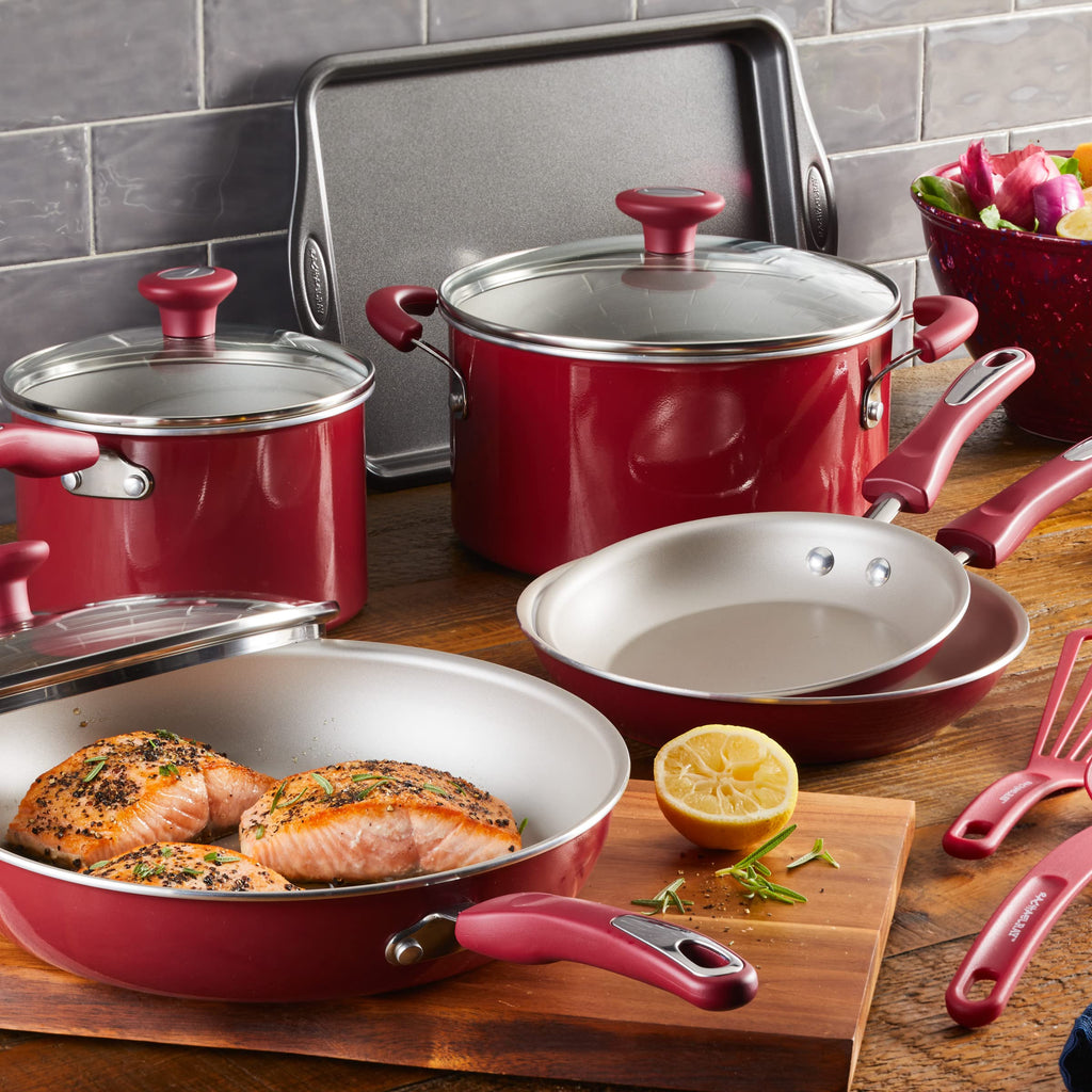 12 Piece Nonstick Cookware Pots and Pans Set Q83658