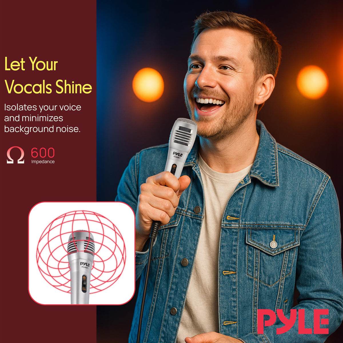 Wired Dynamic Handheld Microphone with XLR Cable T7161